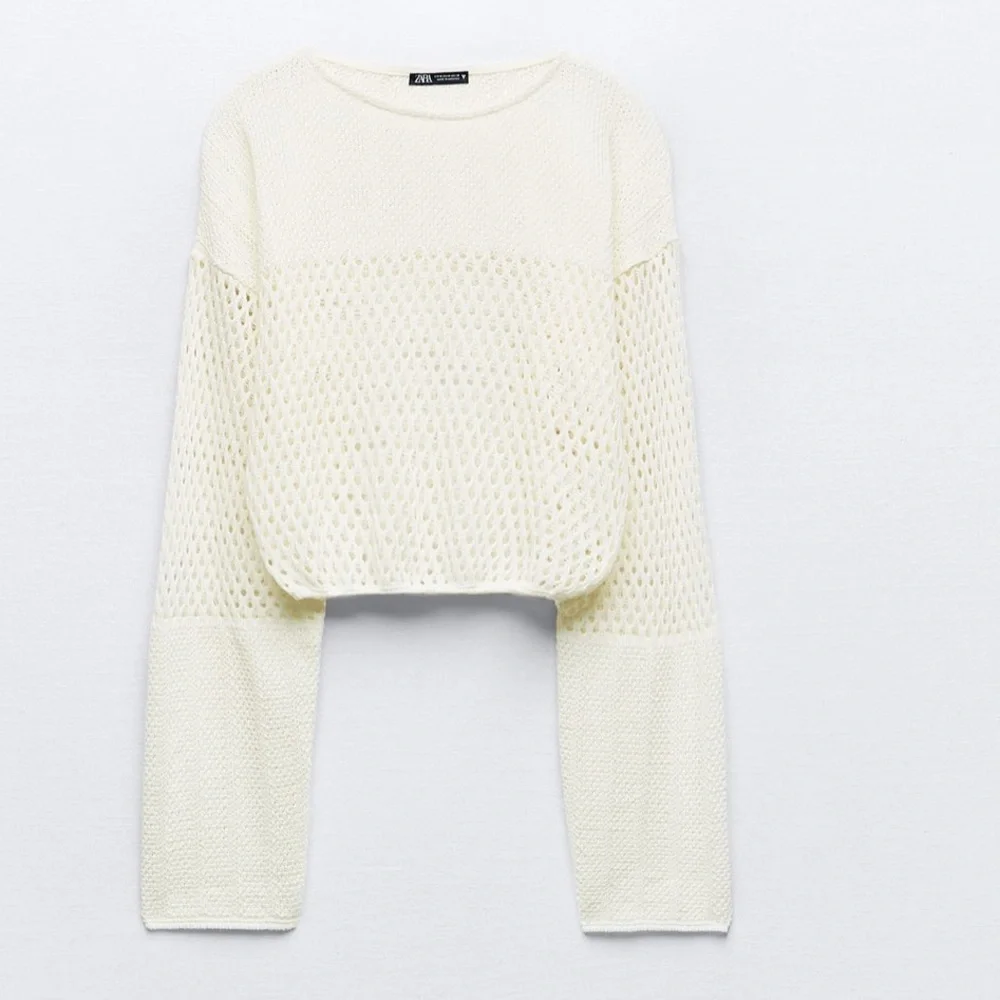 Crochet top sweater